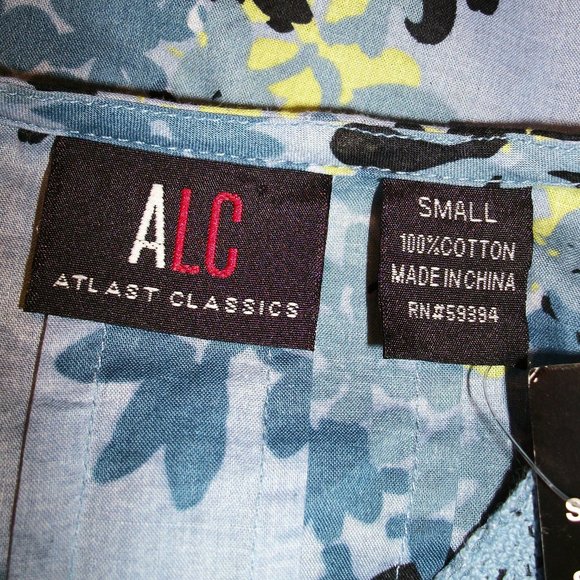 ❄️HP❄️ALC AT LAST CLASSICS Peasant Top Floral NWT - Picture 7 of 8